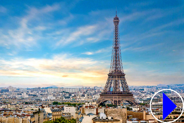 view of the eiffel tower