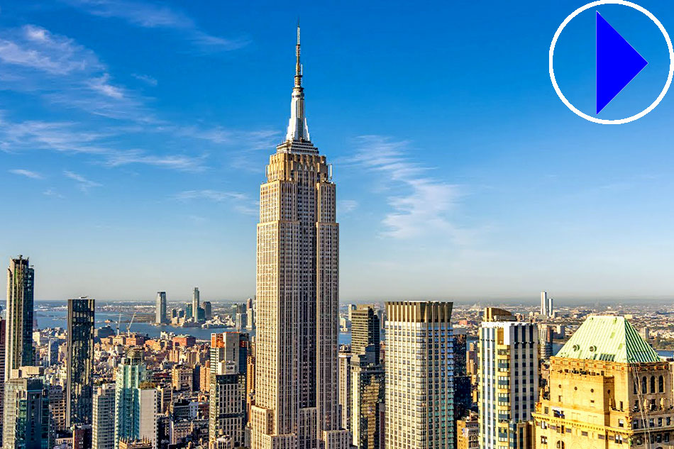 view of the empire state building