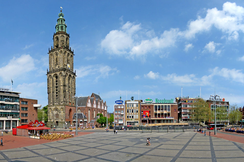 Grote Markt in Groningen                            
