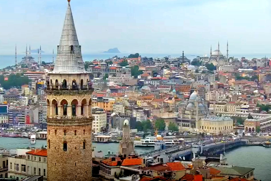 view of the old city of istanbul