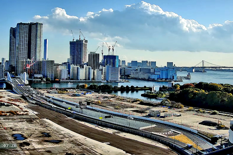 view of kachidoki ward 