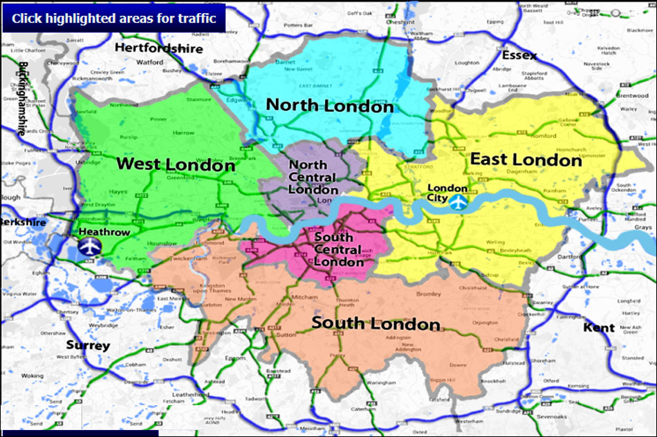 map of london