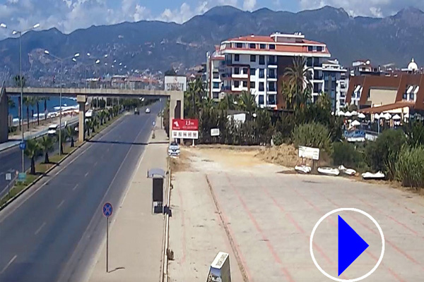 view of mahmutlar in turkey