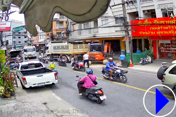 nanai road in patong in phuket