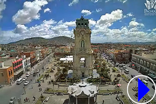 independence plaza in pachuca in mexico