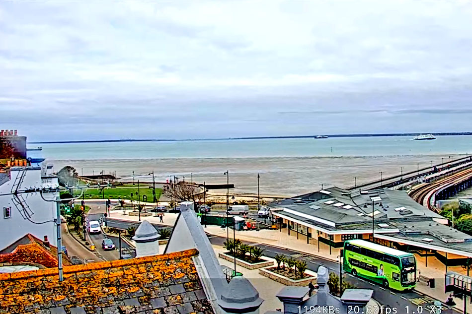 view of the seafront at ryde