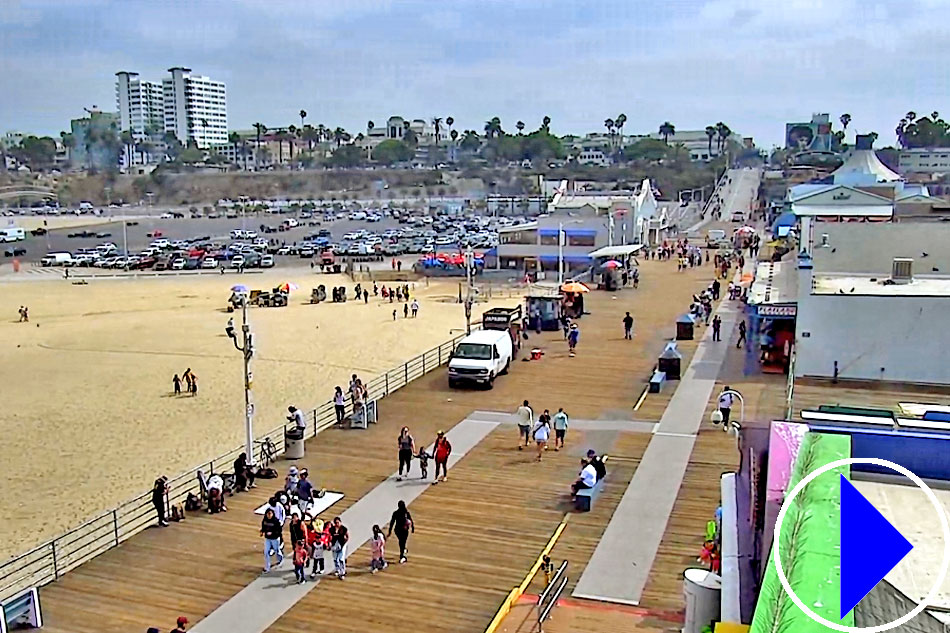 santa monica seafront and pier