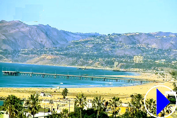view of santa monica and pacific palisades