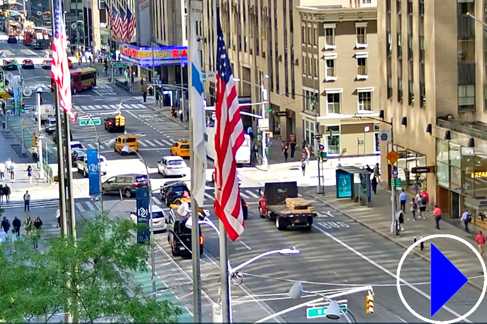 view of sixth avenue in manhattan