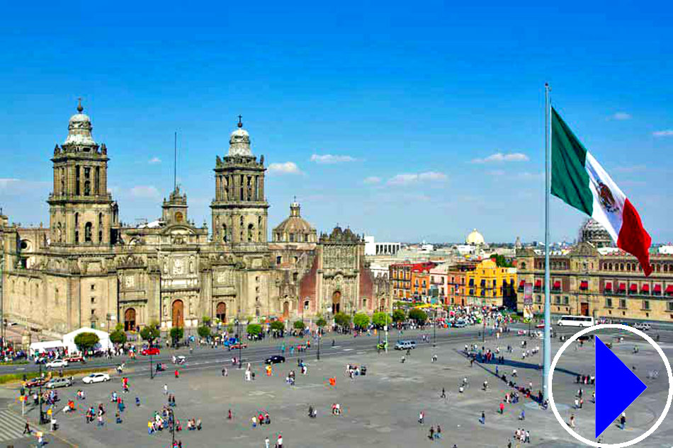 constitution square in mexico city