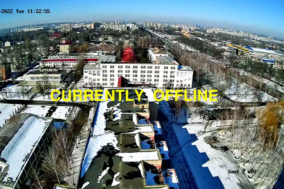 panoramic view of sumy in ukraine