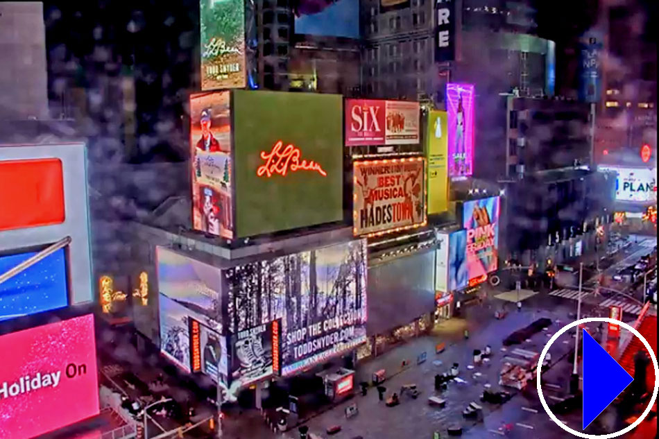 times square broadway view