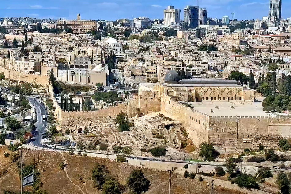 view of the holy city oc jerusalem