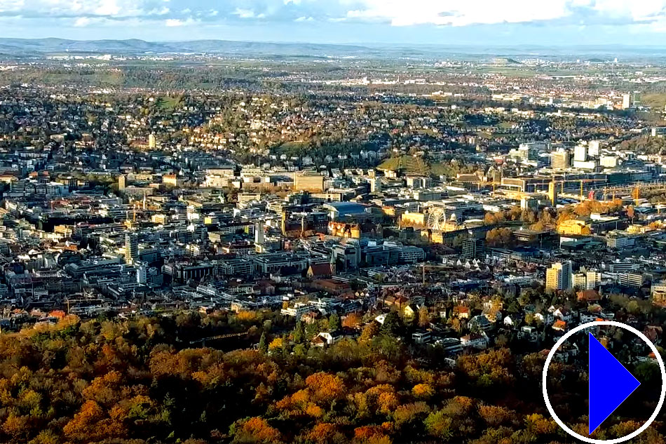 view of stuttgart in germany