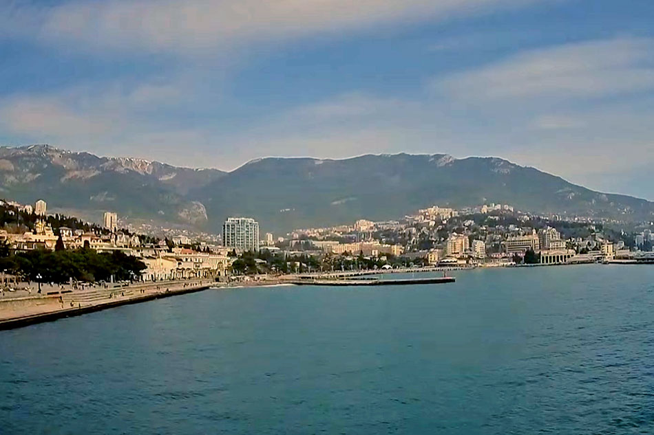 view of yalta in crimea
